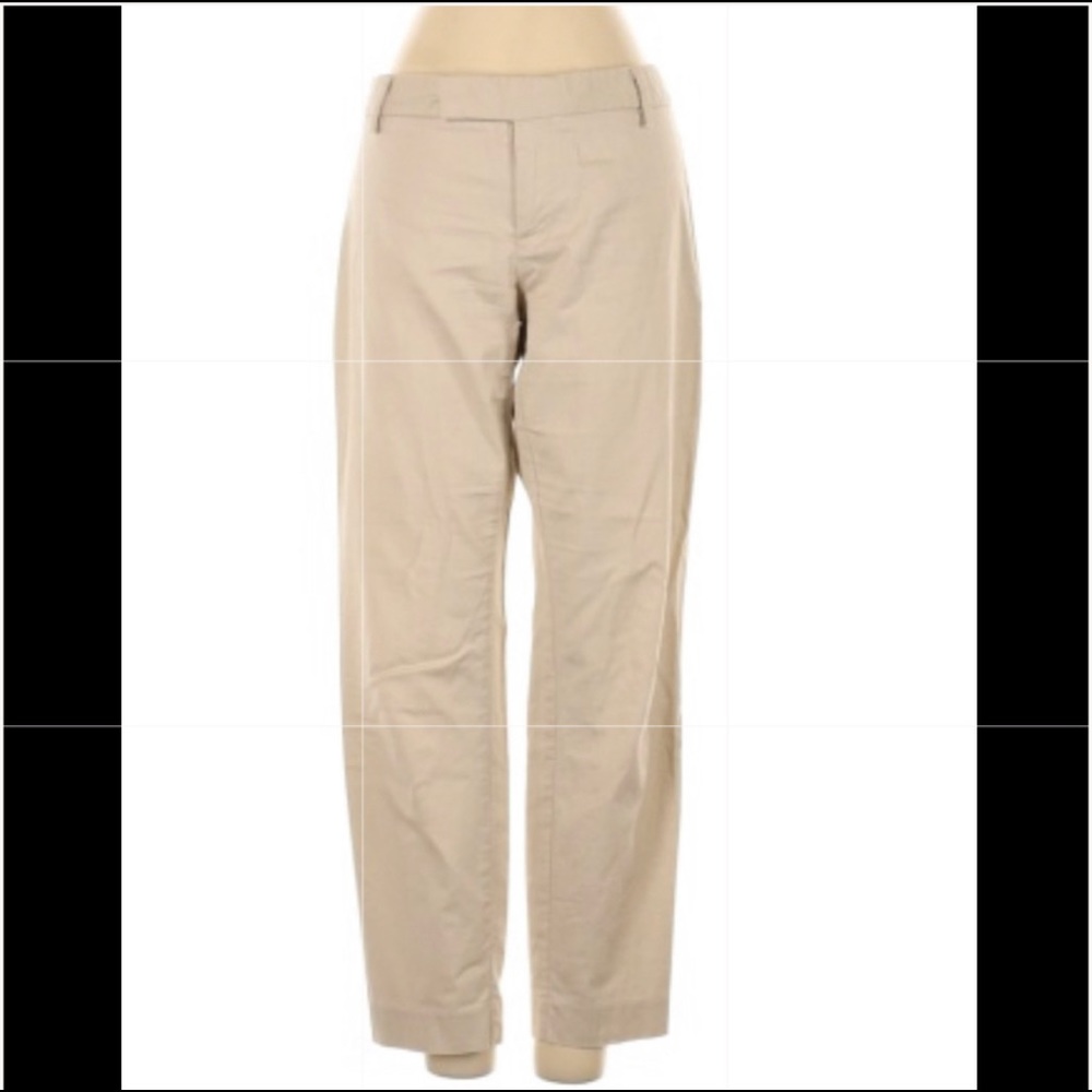 slim cropped gap khaki pants